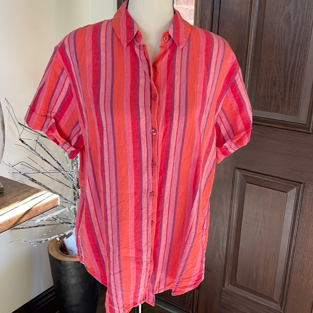 Cabi Tickled Pink Shirt, Size S